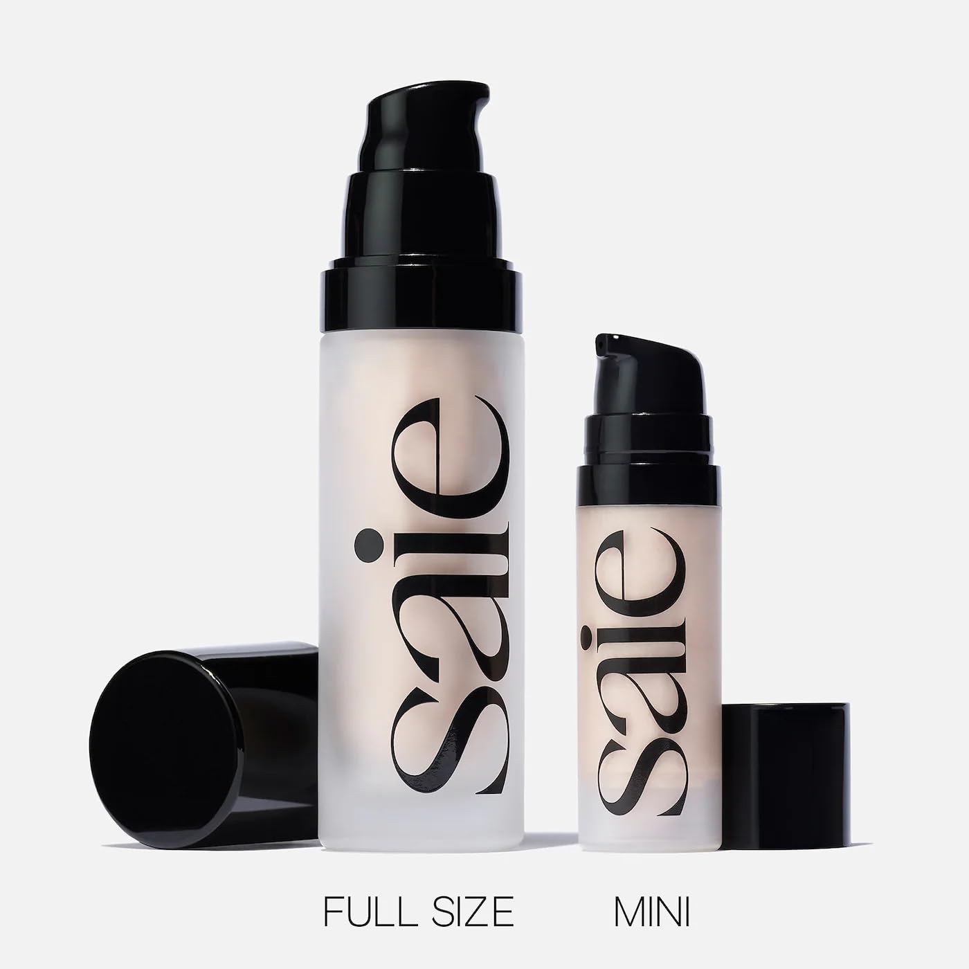 Saie Mini Glowy Super Gel - Hydrating Makeup Primer and Illuminating Glow Serum Enriched with Vitamin C and Squalane Oil - All-Over Liquid Highlighter Makeup for Instant Glass Skin - Starglow (0.5 oz) Saie buy supplements canada