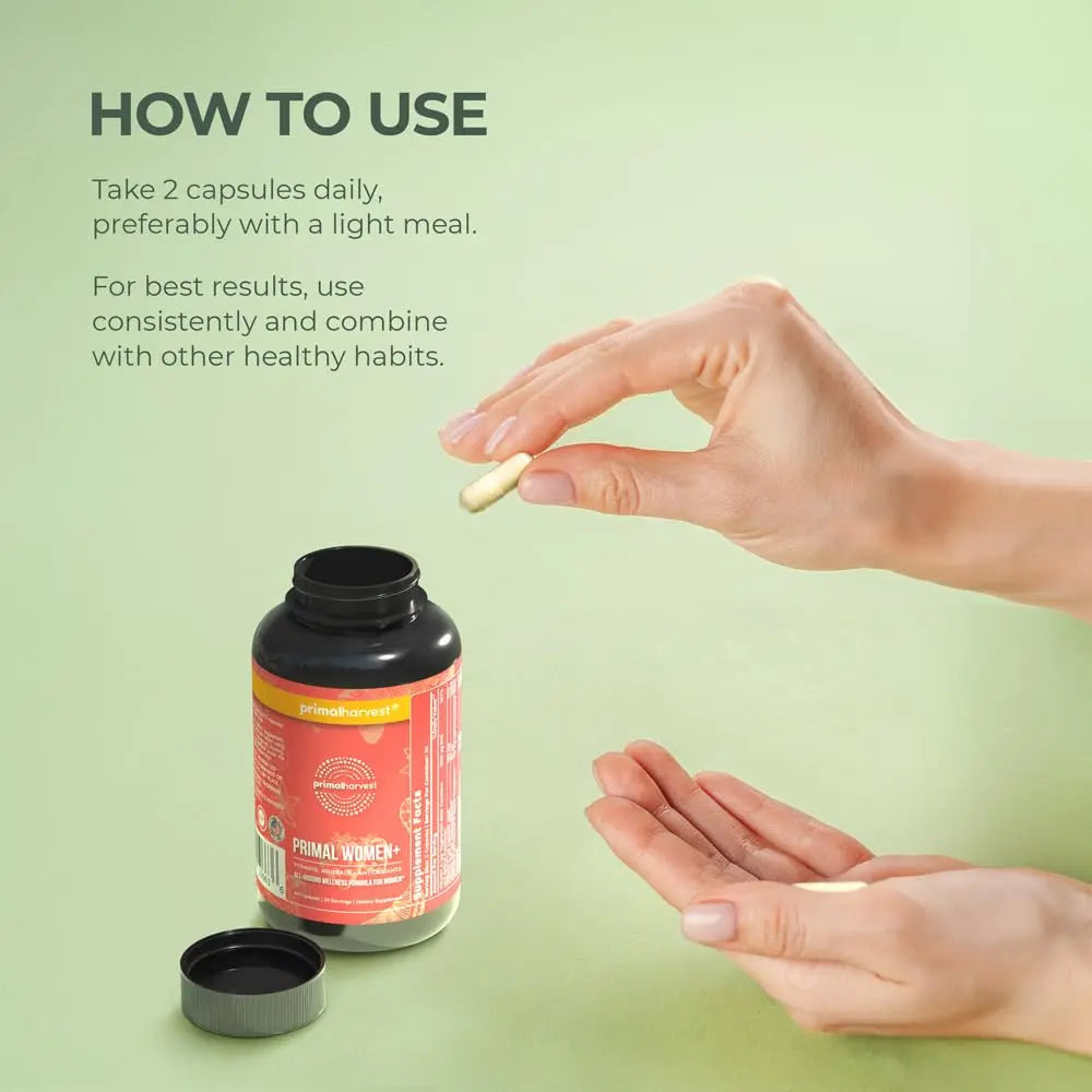 Primal Harvest Multivitamin for Women Vitamin A, Vitamin C, Vitamin D and E, Vitamin B12, B6, Biotin, Zinc Supplements Primal Harvest buy supplements canada