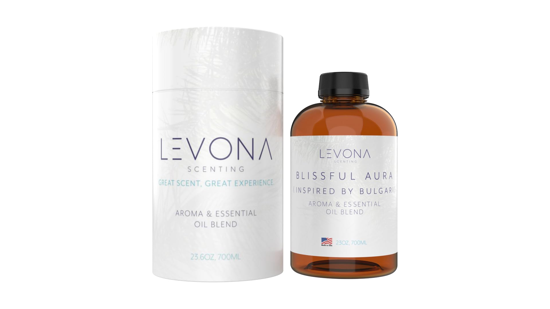 Levona Scent Essential Oils for Diffuser: Blissful Aura with Notes of Amber, Musk & Jasmine LEVONA SCENT buy supplements canada