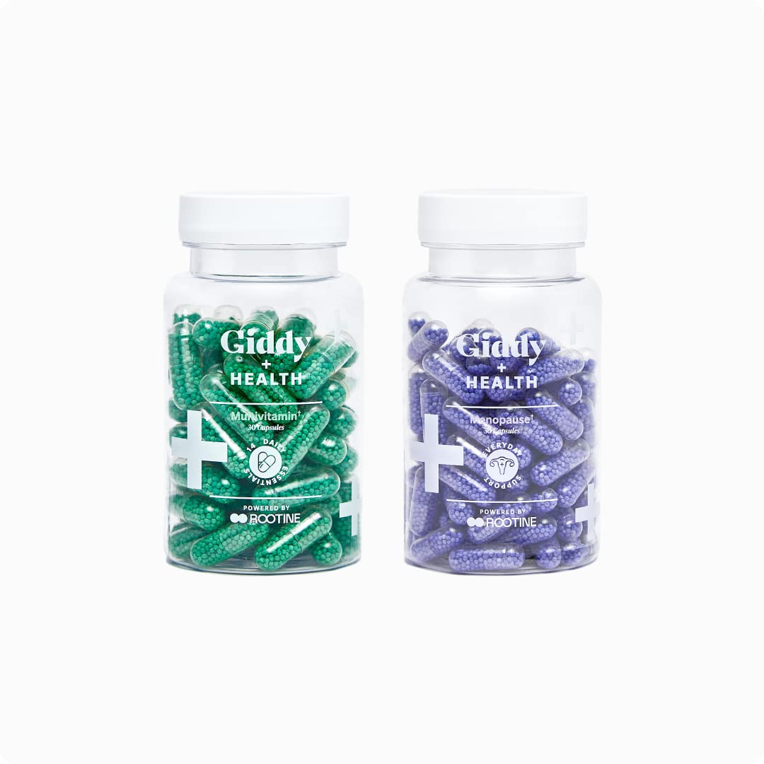 Giddy+Health Menopause Bundle | Multivitamin & Menopause Support for Women (30-Day Supply) Giddy buy supplements canada