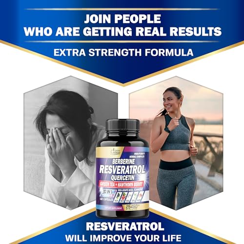 Premium Resveratrol Supplement 25450mg - Healthy Aging, Heart, Brain & Immune Support Organic Cadane buy supplements canada