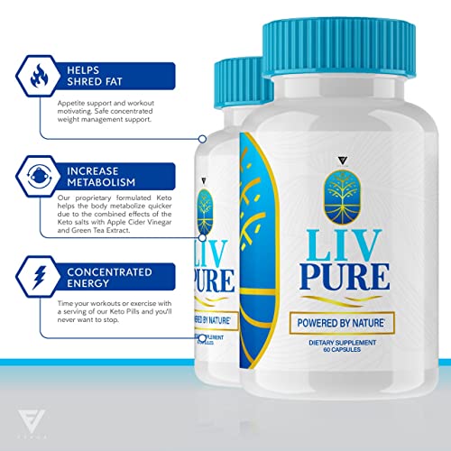 (2 Pack) Liv Pure Loss Pills, Livpure Liver Detox Cleanse Management Capsules Advanced Fyvus buy supplements canada