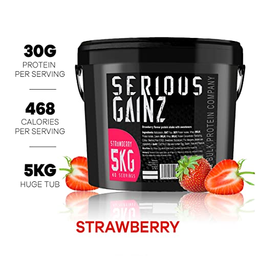 The Bulk Protein Company, SERIOUS GAINZ - Whey Protein Powder - Weight Gain, Mass Gainer The Bulk Protein Company buy supplements canada