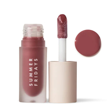 Summer Fridays Dream Lip Oil - Hydrating Tinted Lip Gloss Oil - Non-Sticky Formula with Skincare Benefits for Long-Lasting Softness + Shine - Effortless Beauty Gifts - Soft Mauve (0.15 Oz) Summer Fridays buy supplements canada