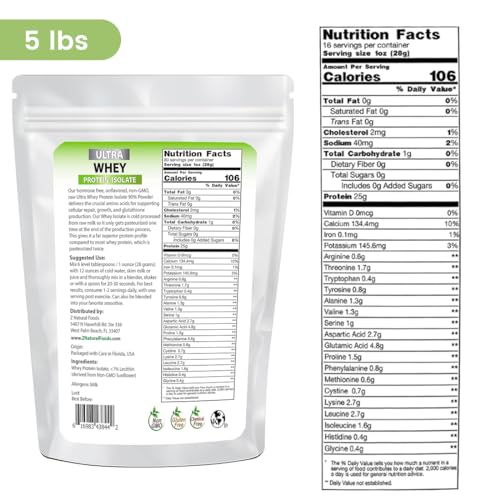 Z Natural Foods Whey Protein Powder Isolate, Unsweetened Protein Powder Enriched Z Natural Foods buy supplements canada