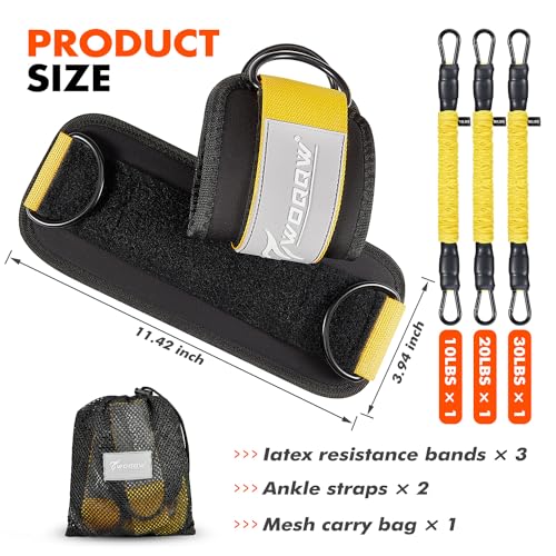 Ankle Resistance Bands with Cuffs, Ankle Bands for Working Out, Glutes Workout Equipment WOQQW buy supplements canada