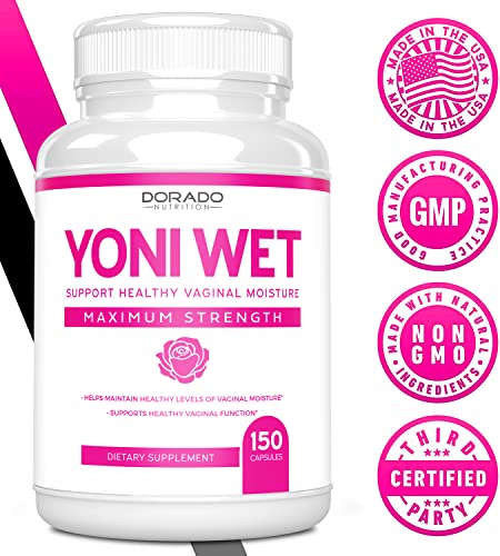 Vaginal Moisturizer & Vaginal Dryness Supplement (150 Capsules) Support Vaginal Wetness & Health DORADO NUTRITION buy supplements canada