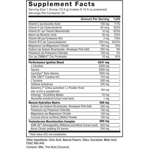 FORCE FACTOR Test X180 Pre-Workout Powder & Energy Supplement, Boost Focus Force Factor buy supplements canada