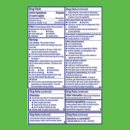 Midol Complete Caffeine Free Caplets 24ct: Midol Complete Caffeine Free Menstrual Pain Relief Caplets with Acetaminophen, Provides Headache Relief and Period Cramps Relief, 24 Count Midol buy supplements canada