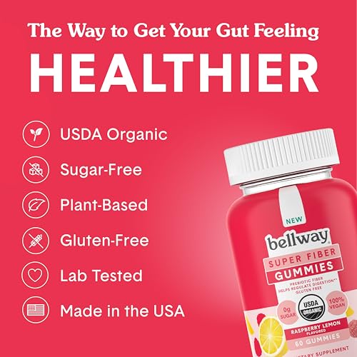Bellway Super Fiber Gummies for Adults - Sugar Free Organic Fiber Supplement Bellway buy supplements canada