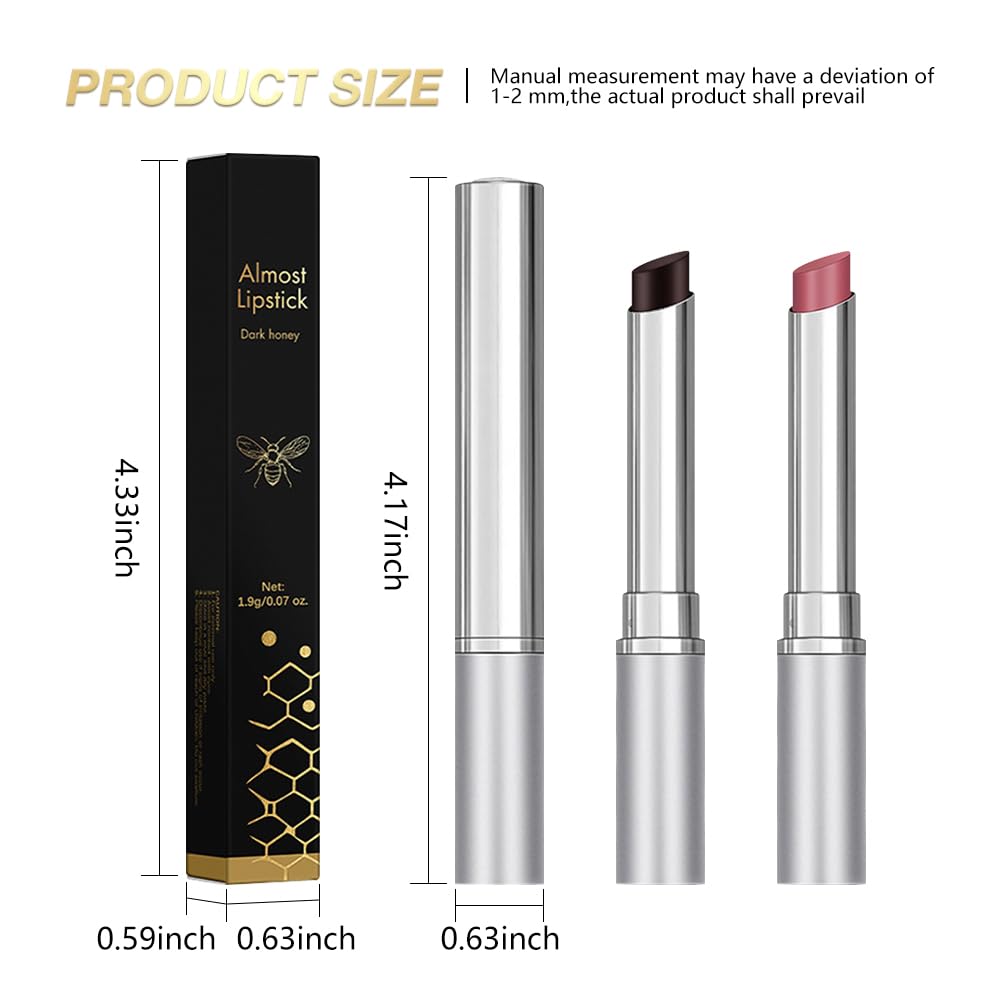 Honey Butter Lipstick Tinted Lip Balm, Shine Moisturizing Plumper Lipstick for Women, Natural Nourishing Hydrating Lip Gloss Stain for Dry Lips, Lightweight Lip Liner Care Makeup, Vegan - Black & Pink HHLTOH buy supplements canada