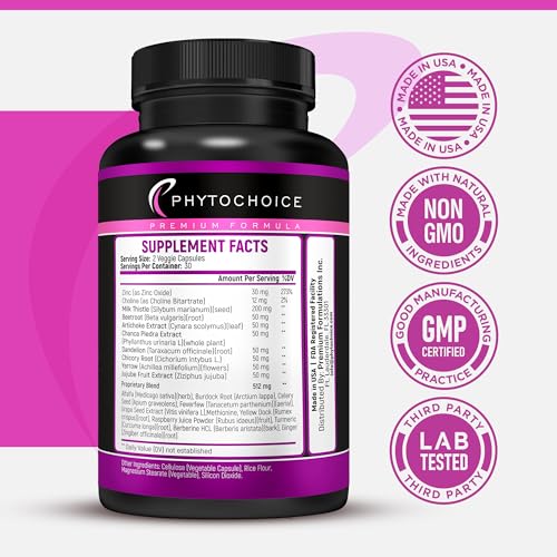 Liver Cleanse Detox & Repair All-in-One Liver Health Support Supplement-Herbal Complex PHYTOCHOICE buy supplements canada