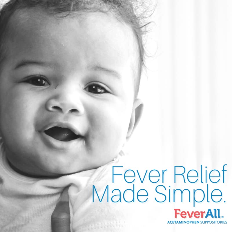 Feverall Infant Acetaminophen Suppositories 6 Rectal Suppositories 80mg Each Pain Reliever/Fever Reducer. Paraben Free, No Artificial Colors or Other preservatives. Ages 6-36 Months (Pack of 2) Feverall buy supplements canada