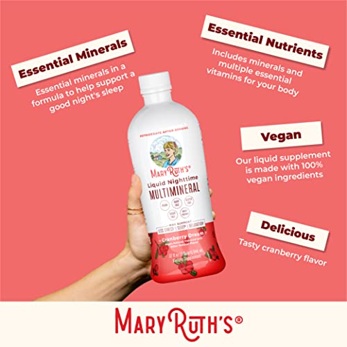 MaryRuth's Liquid Morning Multivitamin Essentials+ | Vitamin A C D E B6 B12 K2 Biotin Zinc | Mens Womens Multivitamin | Immune Support | Beauty | Sugar Free | Vitamins for Ages 1+ | Vegan | 32 Fl Oz MARYRUTH'S buy supplements canada