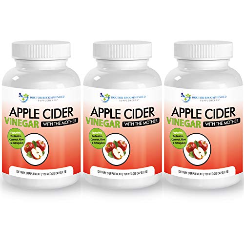 Apple Cider Vinegar Capsules - 100% Organic Apple Cider Vinegar Pills 1500 mg DOCTOR RECOMMENDED SUPPLEMENTS buy supplements canada