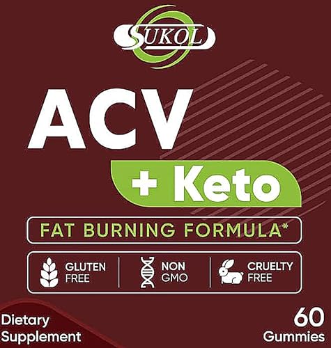 60 Counts Keto ACV Gummies Advanced Formula - Diet Gummies for Women & Men Sukol buy supplements canada