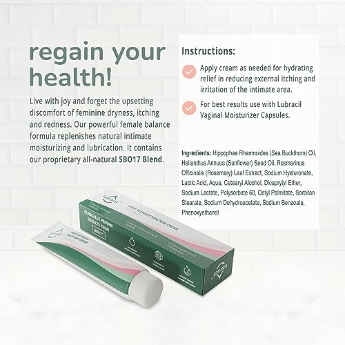 Lubracil - Topical Vulva Cream - Daily Care Moisturizer Helping with Vaginal Dryness, Burning, Lubracil buy supplements canada