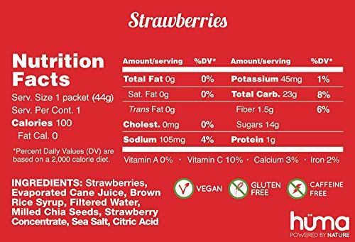 Huma Chia Energy Gel, Variety 12 Pack - Stomach Friendly, Real Food Energ HÜMA CHIA ENERGY GEL buy supplements canada