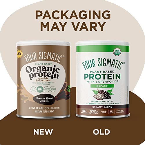Four Sigmatic Organic Plant-Based Protein Powder Creamy Cacao Protein with Lion’s Mane Four Sigmatic buy supplements canada