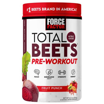FORCE FACTOR Total Beets Pre-Workout Powder to Boost Energy & Endurance, Increase Force Factor buy supplements canada