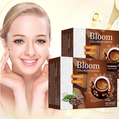 Bloom Collagen Coffee, Collagen Coffee from Japan, Bloom Coffee Collagen HOPASRISEE buy supplements canada