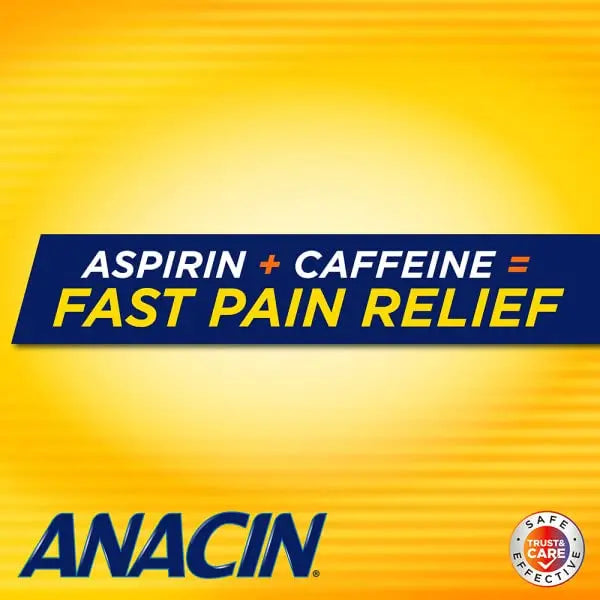Anacin Fast Pain Relief Pain Reducer Aspirin Tablets, 200 Tabs (Value Pack of 2) ANACIN buy supplements canada