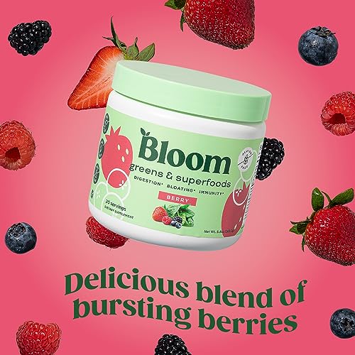 Bloom Nutrition Super Greens Powder Smoothie & Juice Mix (Berry) Bloom Nutrition buy supplements canada