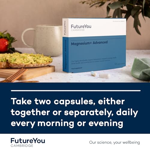 FutureYou Magnesium+ Advanced (28 Capsules). High Strength Magnesium Supplements for Women & Men FutureYou Cambridge buy supplements canada