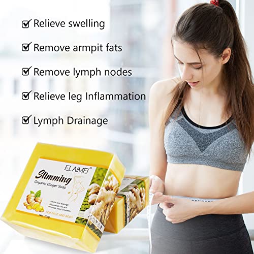 REVIGLAM Ginger Bar Soap, Vegan Slimming Ginger Bath Soap, Effective Weight Loss REVIGLAM buy supplements canada