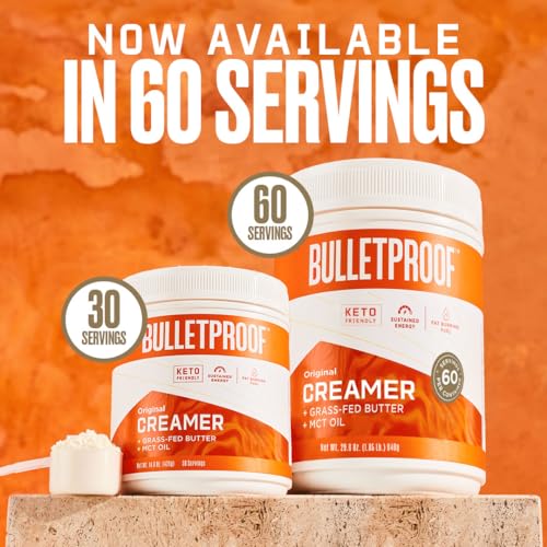 Bulletproof Hazelnut Creamer, 14.8 Ounces, Keto Coffee Creamer with MCT Oil and Grass Bulletproof buy supplements canada