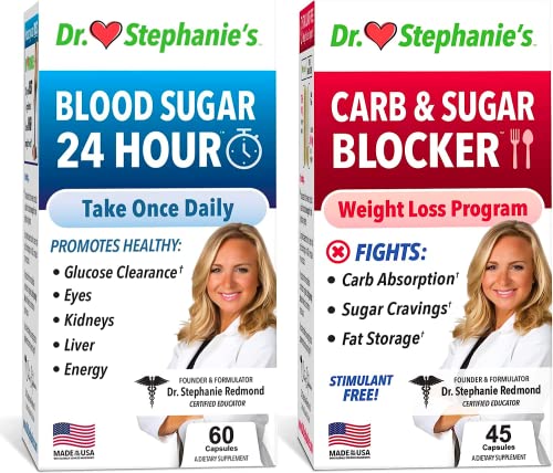 Pharmaganics Dr. Stephanie's Bundle Pack - 24 Hour Support + Carb & Sugar Blocker Pharmaganics buy supplements canada