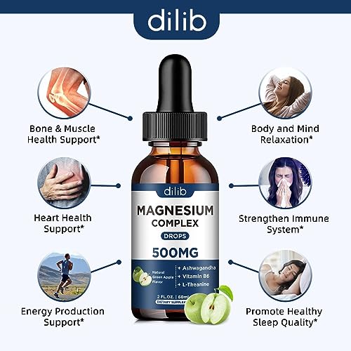 Triple Magnesium Complex Supplement-Magnesium Glycinate, Citrate, Malate Liquid dilib buy supplements canada