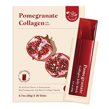 FRESHBELL Pomegranate Collagen Jelly Stick (20g x 30 sticks) Marine Collagen Peptide Freshbell buy supplements canada