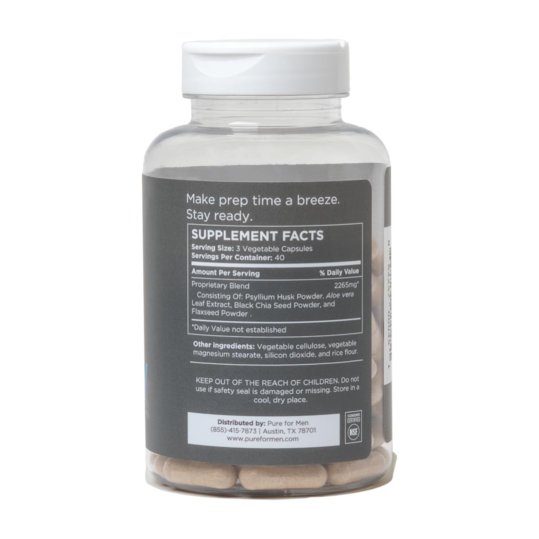 Pure for Men Original Vegan Cleanliness Stay Ready Fiber Supplement Pure for Men buy supplements canada
