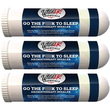 Wilder Essentials 3 Pack of Go The F to Sleep Aromatherapy Nasal Inhalers Made with 100% Natural mEssentials buy supplements canada