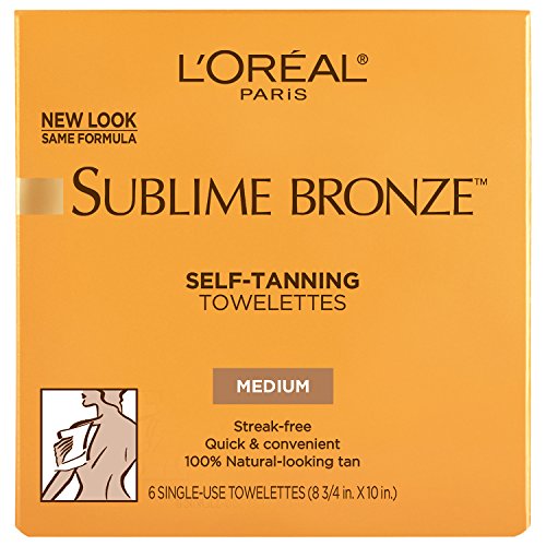 L'Oreal Paris Sublime Bronze Self Tanning Towelettes, Streak-Free, Natural Looking Tan, 6 ct L'Oreal Paris buy supplements canada