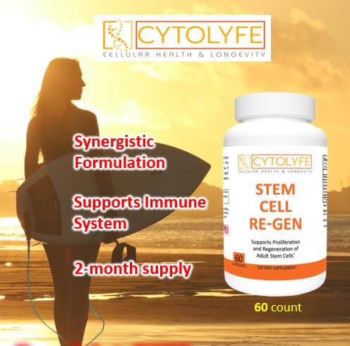 CYTOLYFE Stem Cell-Regen/synergistic Blend for Immune System & Bone Marrow Support / 60 Capsules CYTOLYFE buy supplements canada