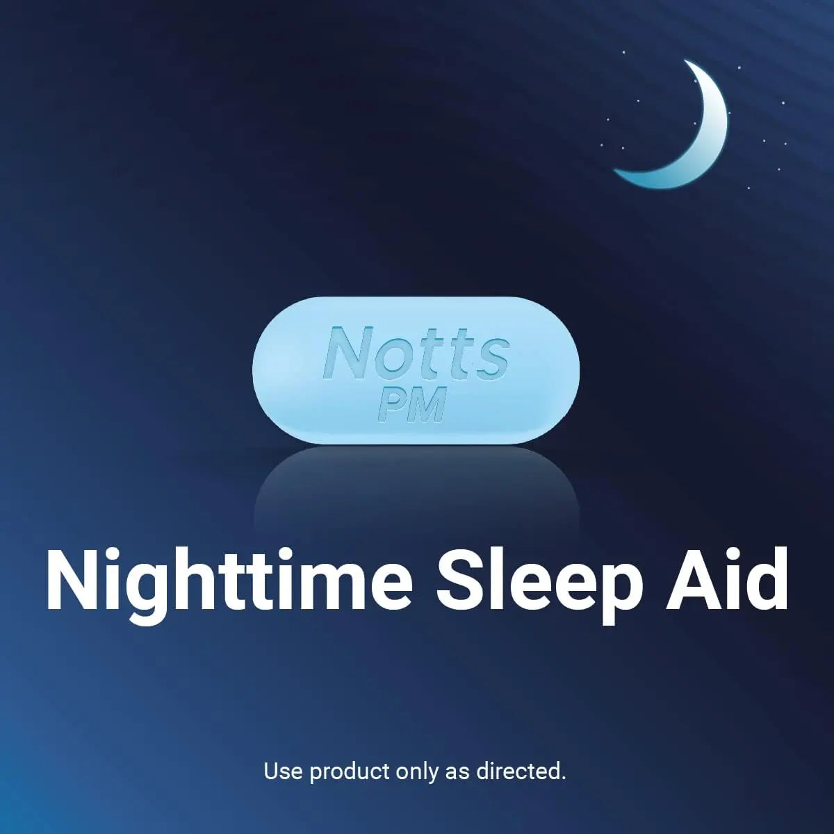 NOTTS PM Extra Strength Pain Relief & Sleep Aid, 500mg Acetaminophen & 25mg Diphenhydramine HCl, 50 Caplets for Nighttime Aches, Headaches & Body Pain, Non-Habit Forming (Pack of 2) NOTTS buy supplements canada