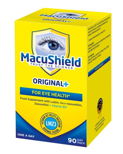 MacuShield Original Plus Capsules - 90 Day Pack, Eye Health Food Supplement containing Macushield buy supplements canada