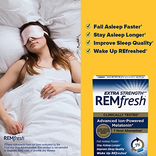 REMfresh 2mg Advanced Melatonin Sleep Aid Supplement (36 Caplets) REMfresh buy supplements canada