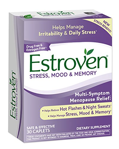 Estroven Stress Plus Mood & Memory | Menopause Relief Dietary Supplement | Safe Multi-Symptom Relief Estroven buy supplements canada