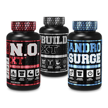 Jacked Factory N.O. XT Nitric Oxide Supplement, Build-XT Muscle Builder, & Androsurge Jacked Factory buy supplements canada