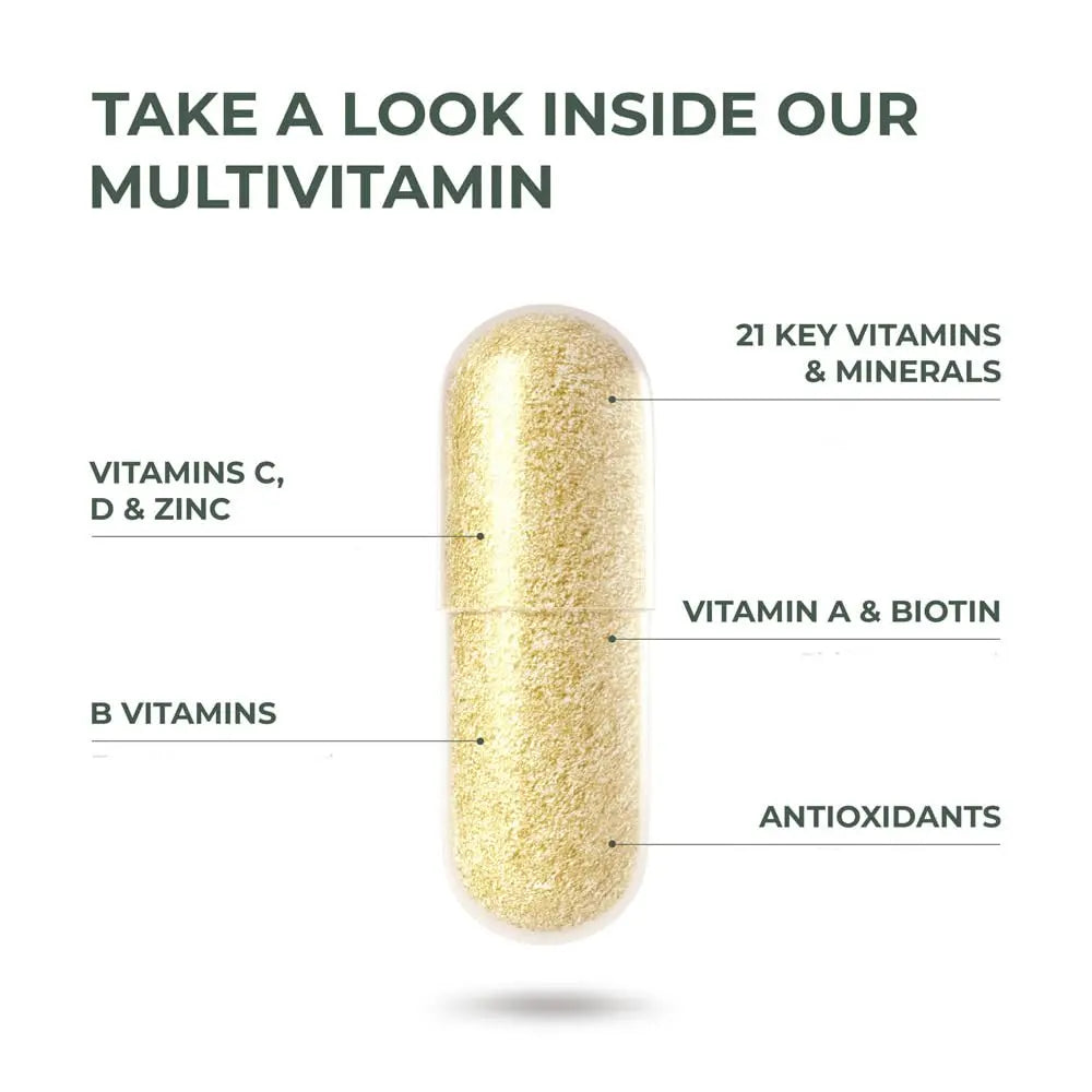 Primal Harvest Primal Multivitamin - Daily Multi-Vitamin Supplement with 21 Essential Vitamins & Minerals for Women & Men (2 Pack (30 Count)) Primal Harvest buy supplements canada