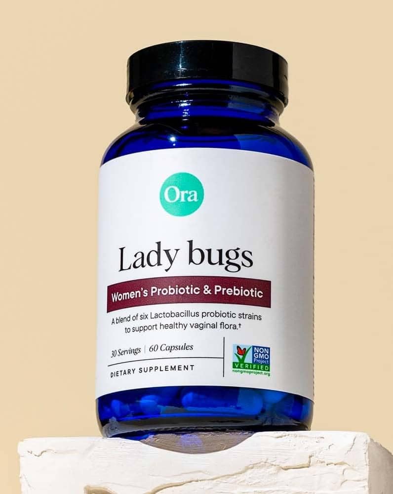 Ora Organic Prebiotics and Probiotics for Women - Lactobacillus for Vaginal and Urinary Tract Health, Contains 16 Billion CFU, 6 Strains - 1 Month Supply, 60 Vegan Probiotic Capsules Ora Organic buy supplements canada