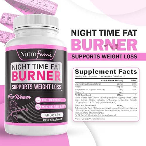 Nutrafemi Night time Fat Burner, Weight Loss Pills for Women – Thermogenic Fat Burner Nutrafemi buy supplements canada