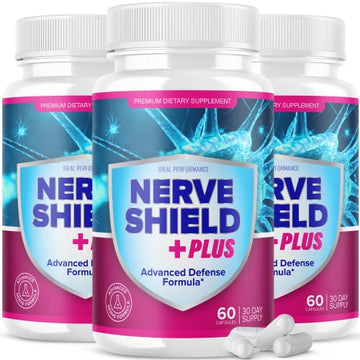 (3 Pack) Nerve Shield Plus Pills Original Supplement Advanced Nerve Formula IDEAL PERFORMANCE buy supplements canada