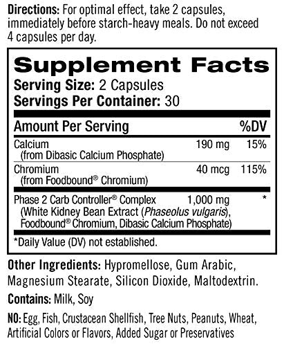 Natrol Carb Intercept with Phase 2 Carb Controller Capsules, White Kidney (Pack of 12) Natrol buy supplements canada