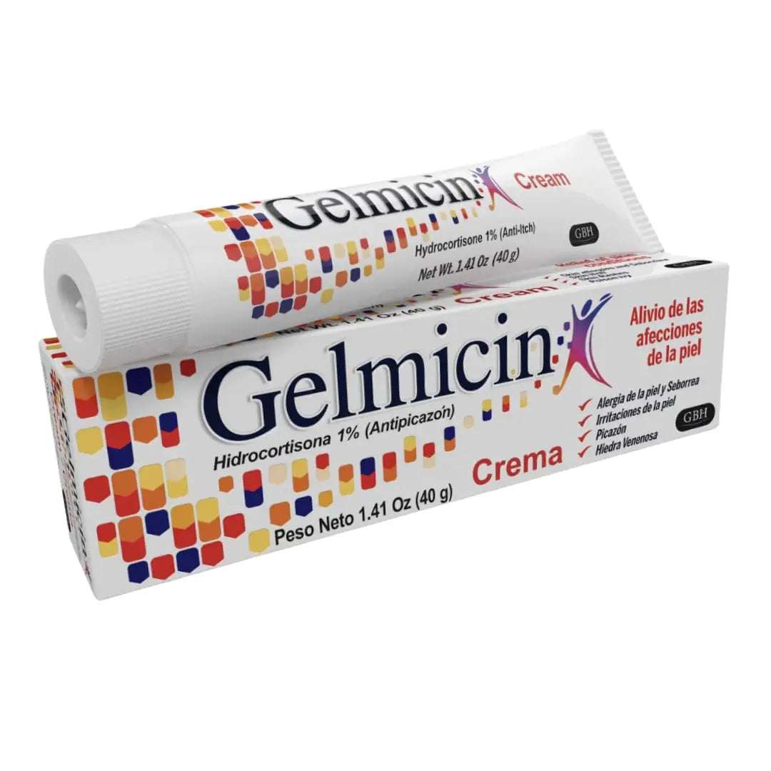 Gelmicin Cream 40g Skin Allergies, Skin Itch, Skin Rashes, Poison Ivy Relief- Contains 1.41 oz Gelmicin buy supplements canada