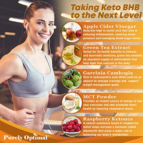 Premium Keto Pills + Apple Cider Vinegar Capsules with Mother - Utilize Fat Purely Optimal buy supplements canada