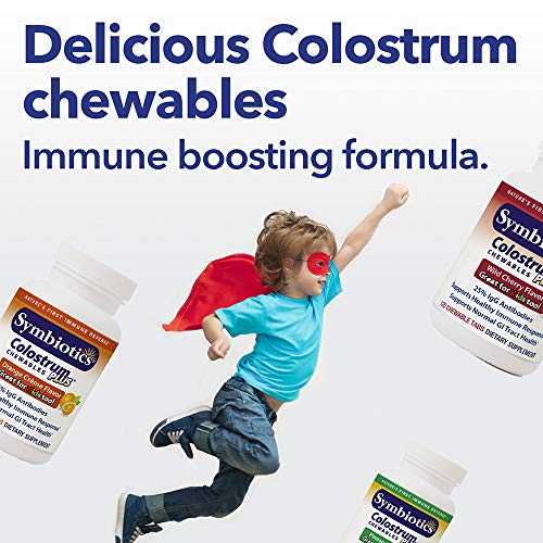 Symbiotics Colostrum 120ct Chewables Plus - Immunity Support for Adult & Kids Symbiotics buy supplements canada